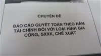 Toàn Bộ tài liệu BÁO CÁO QUYẾT TOÁN do HVTC biên soạn