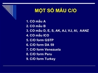 Về điều kiện trừ lùi C/O đối với hàng hóa mở tờ khai một lần, nhập khẩu nhiều lần